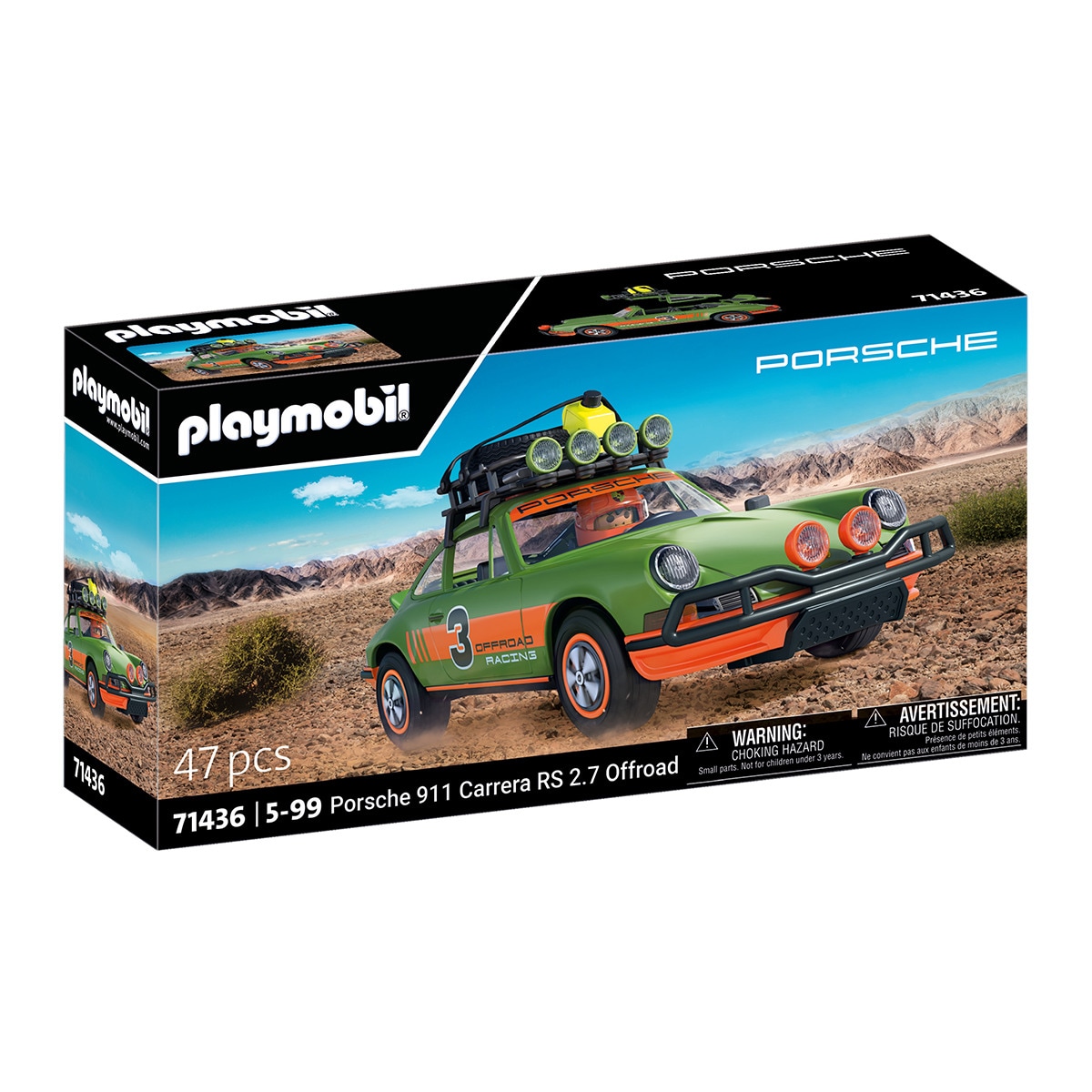 Playmobil - Porsche 911 Carrera RS 2.7. - Offroad Edition.