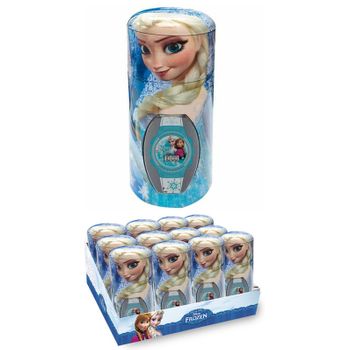 Set Reloj De Pulsera Y Hucha Metal De Frozen