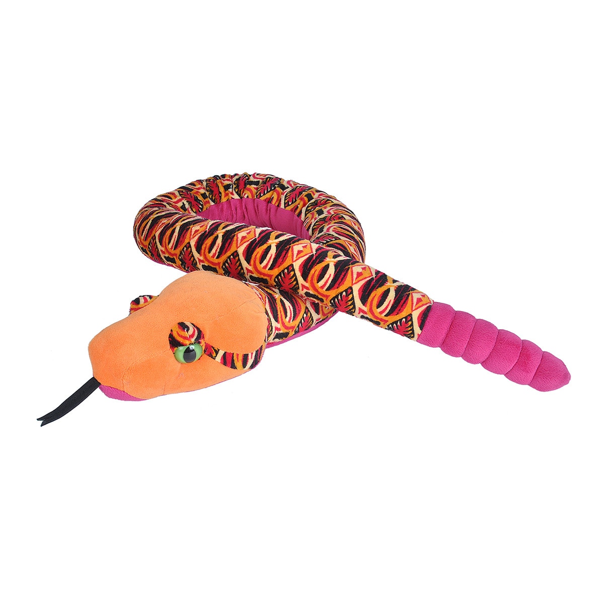 WILD REPUBLIC - Peluche 137 cm Serpiente fantasía tribal Wild Republic.