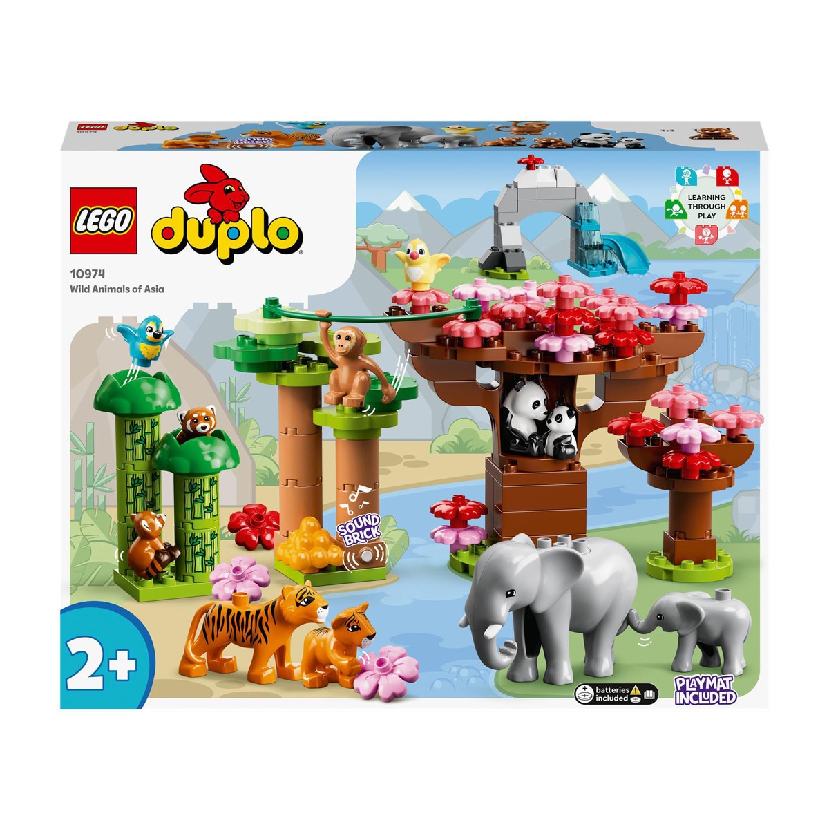 LEGO -  Educativo Fauna Salvaje De Asia Figuras De Animales Con Sonido DUPLO