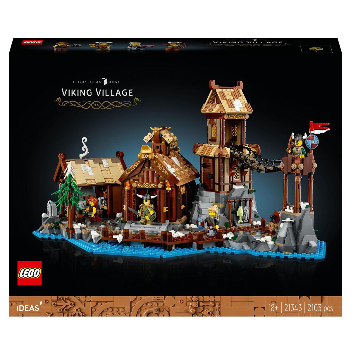 LEGO - Set Para Construir Poblado Vikingo Viking Village Ideas