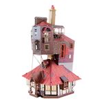 Puzzles de metal 3D DIY Metalearth Harry Potter The burrow in color