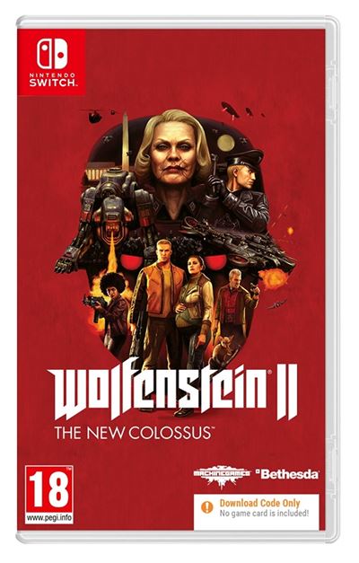 Wolfenstein II: The New Colossus Nintendo Switch - Código de descarga