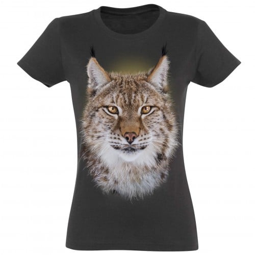 Camiseta Mujer Lince Ibérico color Gris