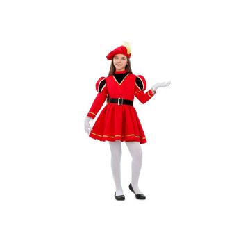 Disfraz De Paje Rojo Para Niño Talla 7-9 Años (viving Costumes - 207924)