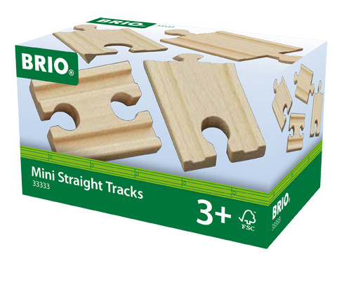 Juego de construcción Brio Mi primer circuito Vías rectas mini 4U