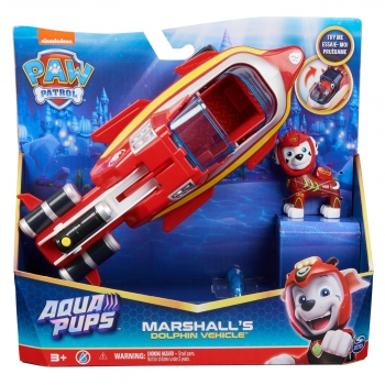 Paw Patrol Vehículo Aqua Pups Marshall +3 años