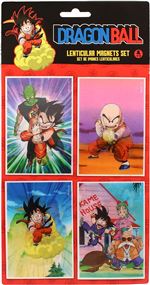 Set de 4 imanes lenticulares Dragon Ball