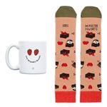 UO Kit Taza + Calcetines Eres mi postre favorito talla 36-41