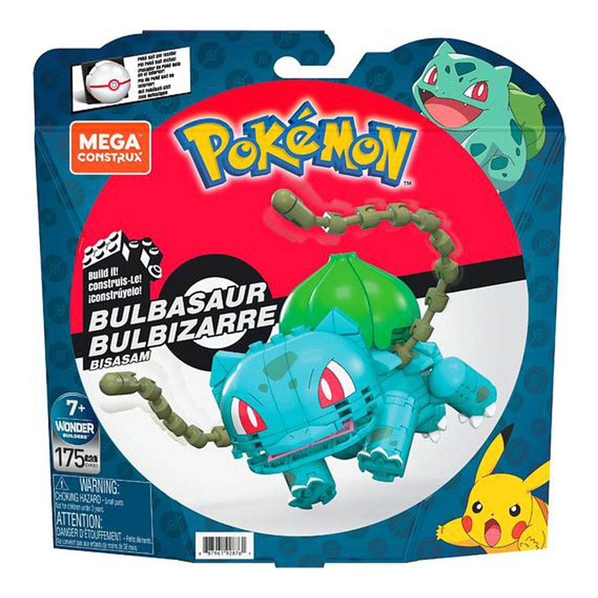 Mega Construx - Pokémon Bulbasaur Figura De 175 Bloques De Construcción