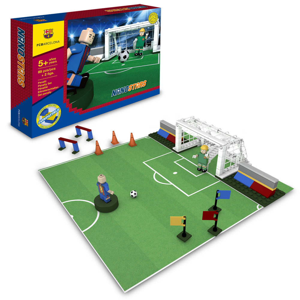 Nanostars Fcb Set Penalti+2 Figuras