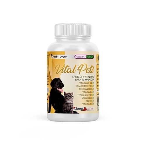 Pet line complejo multivitamínico Vital pets para perros y gatos