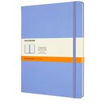 Cuaderno Moleskine Classic XL rayas tapa dura azul hortensia