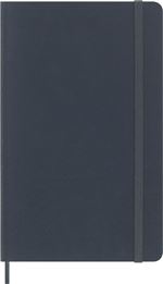 Cuaderno Moleskine L rayas tapa blanda vegana azul petróleo