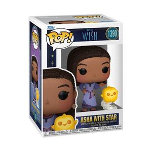 Disney - Wish Asha con Estrella - Figura Funko Pop