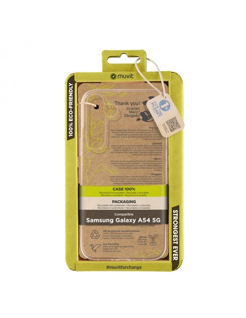 Funda Muvit for change Recycletek Transparente para Samsung Galaxy A54 5G