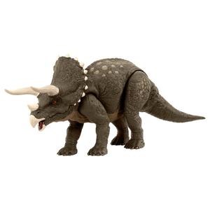 Jurassic World - Habitat Defender Triceratops Figura de Acción de Mundo Jurásico ㅤ