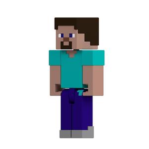 Mattel - Colección de figuras de acción Minecraft con diseño pixelado ㅤ