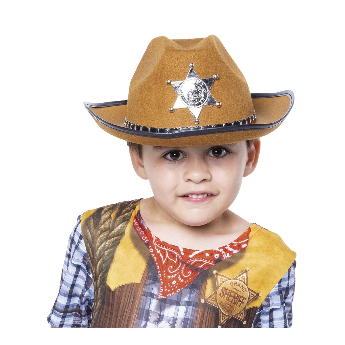 Rubies - Sombrero Sheriff Marrón Infantil Rubies.