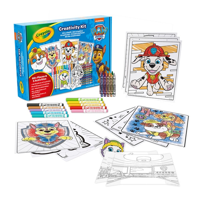 Crayola - Súper Set de Actividades 60 piezas Paw Patrol Crayola.