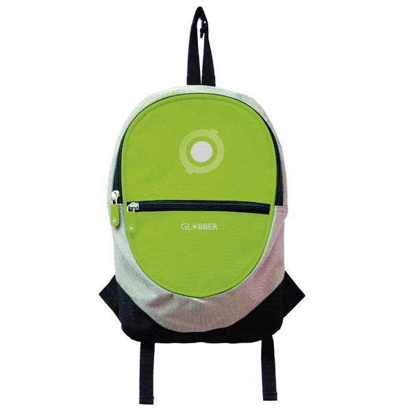 Mochila para patinete y bici verde