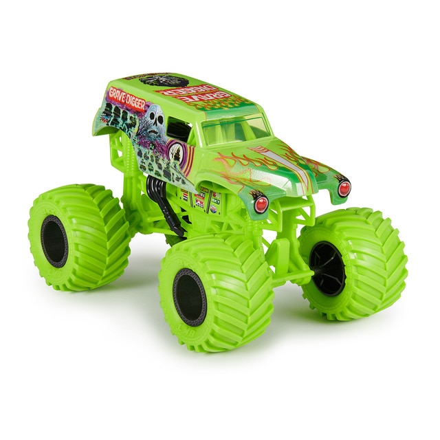 MONSTER JAM - Vehículo 1:24 Die Cast GravDigger Monster Jam.