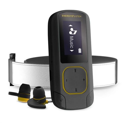 MP3 Bluetooth Energy Sistem Clip Sport 16GB Negro/Amber