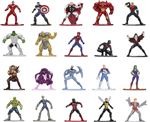 Set 20 figuras Jada Nanofiguras Marvel L 4cm