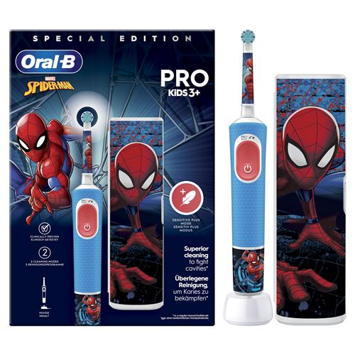 Cepillo eléctrico infantil Oral-B Pro Kid3 Spiderman