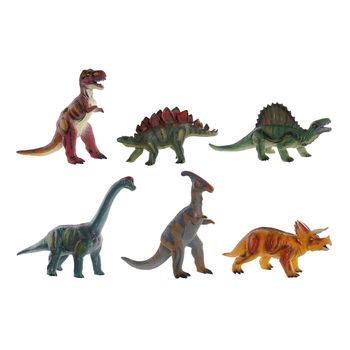 Dinosaurio Dkd Home Decor (36 X 12,5 X 27 Cm) (6 Unidades)