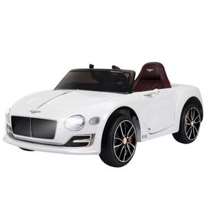 Homcom - Coche Eléctrico Bentley GT Blanco con control remoto