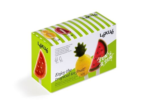 Moldes para helados Lékué Frutas tropicales