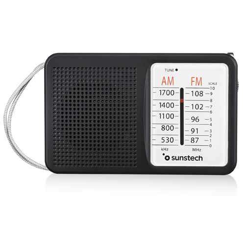 Radio Portátil Sunstech RPS411 AM/FM Negro