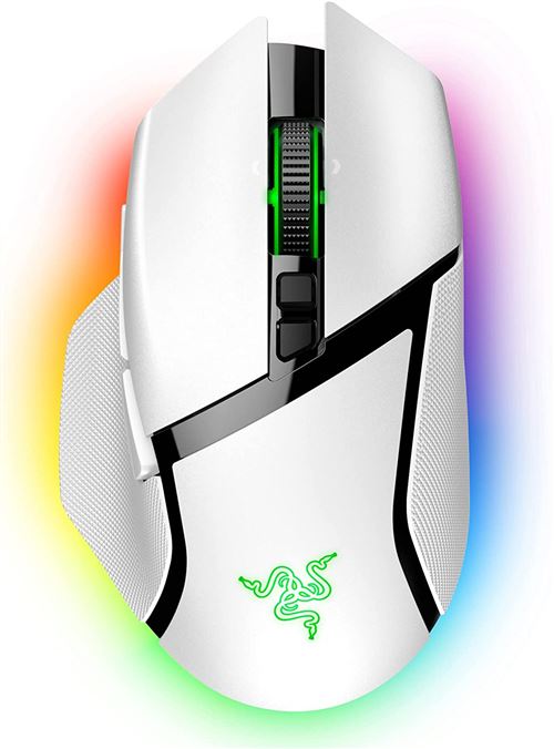 Ratón gaming inalámbrico ergonómico Razer Basilisk V3 Pro Blanco