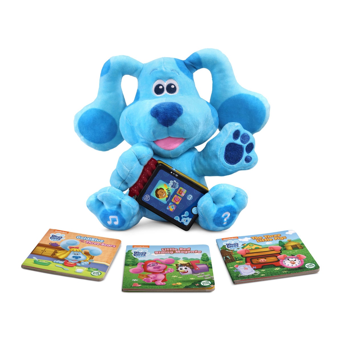 VTech - Peluche Interactivo Aprende A Leer Con Blue ¡Pistas De Blue Y Tú!