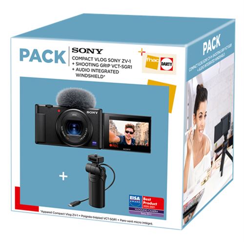 Cámara compacta Sony ZV-1 Vlog + Empuñadura VCTSGR1 Pack