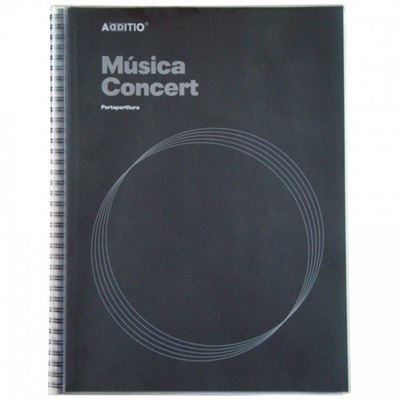 Cuaderno de música Adittio Música Concert Azul