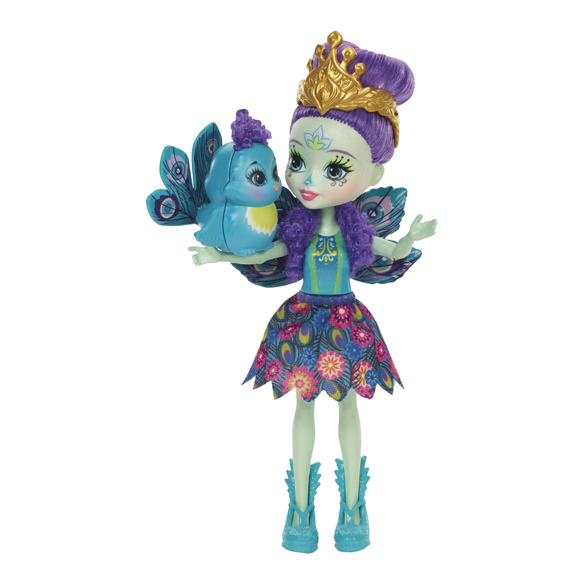 Enchantimals - Muñeca Con Mascota Patter Peacock Y Flap