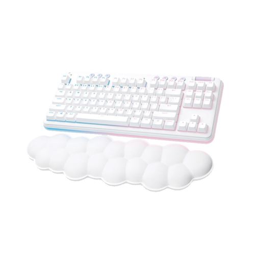 Teclado gaming RGB inalámbrico Logitech Aurora G715 Blanco Linear