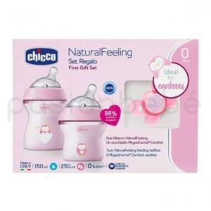 Chicco - Set de regalo rosa NaturalFeeling