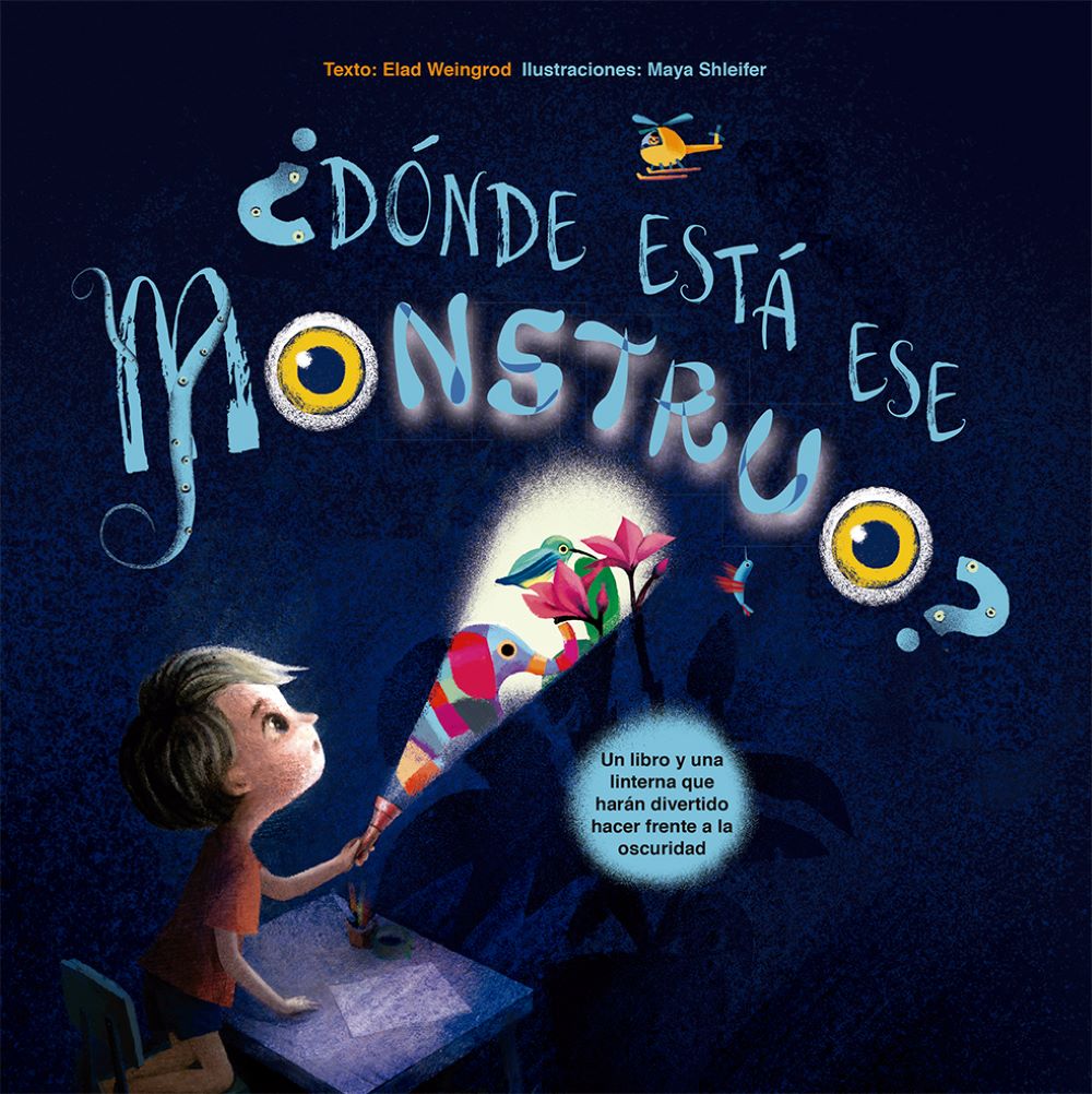 Dónde está ese monstruo? Libro interactivo con linterna