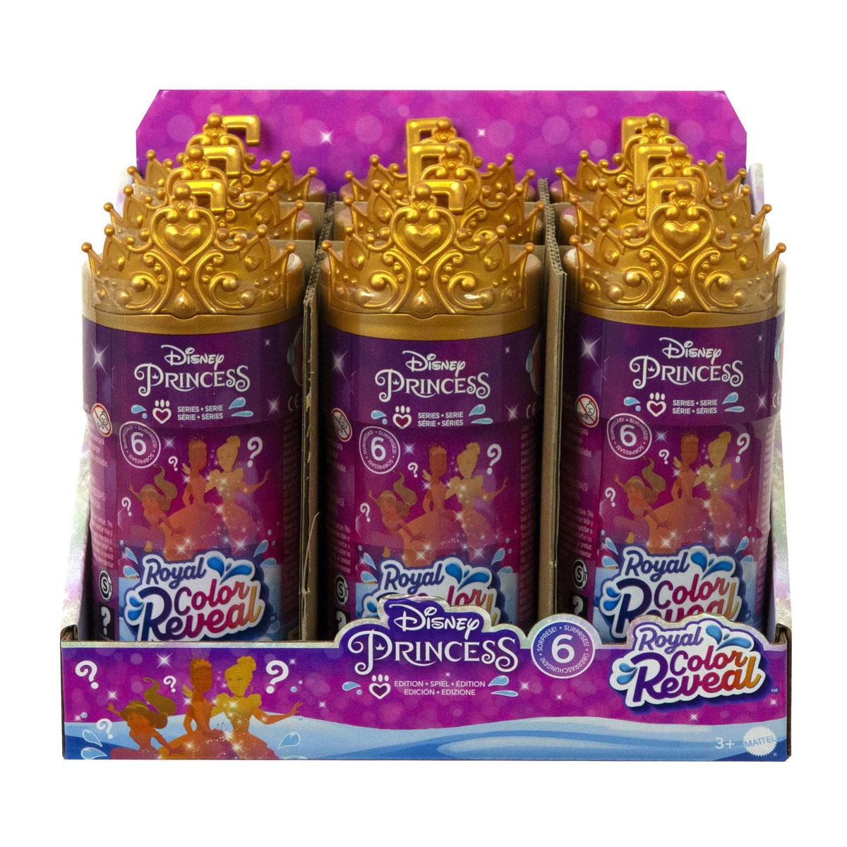 Mattel - Muñeca Princesa Royal Color Reveal Disney