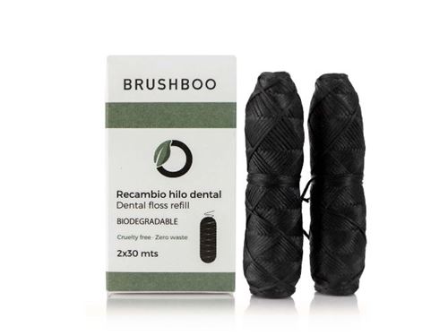 Set 2 recambios hilo dental Brushboo