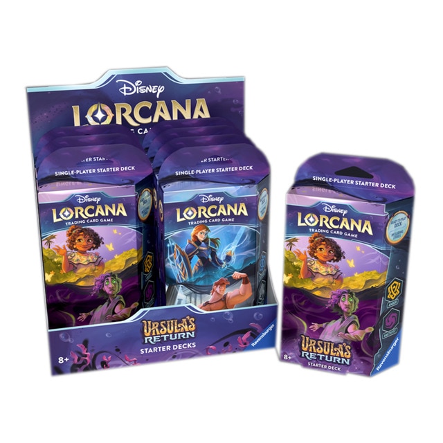 Disney Lorcana - Cartas coleccionables Starter Deck Ursula's Return DL Chapter 4 Disney Lorcana.