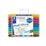 Estuche 12 rotuladores Design Journey STAEDTLER 3004 doble punta para Lettering