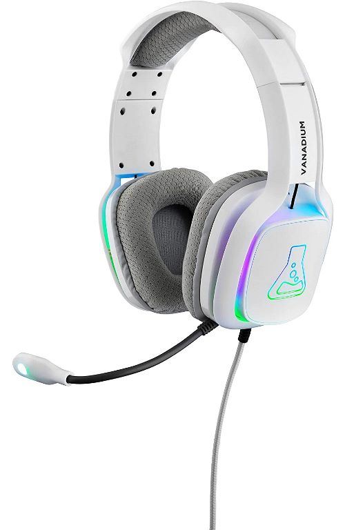 Headset gaming The G-Lab Korp Vanadium Blanco