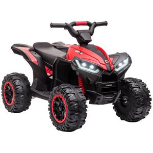 Homcom - Quad eléctrico 12V rojo