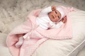 Reborn Mies Con Manta Rosa Arias