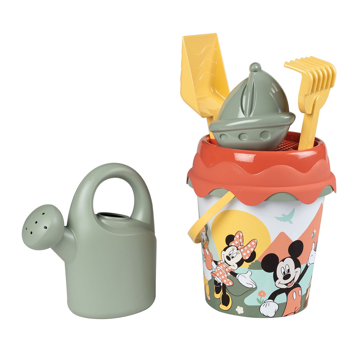 Smoby - Cubo de playa completo Mickey Mouse Disney Smoby Life.