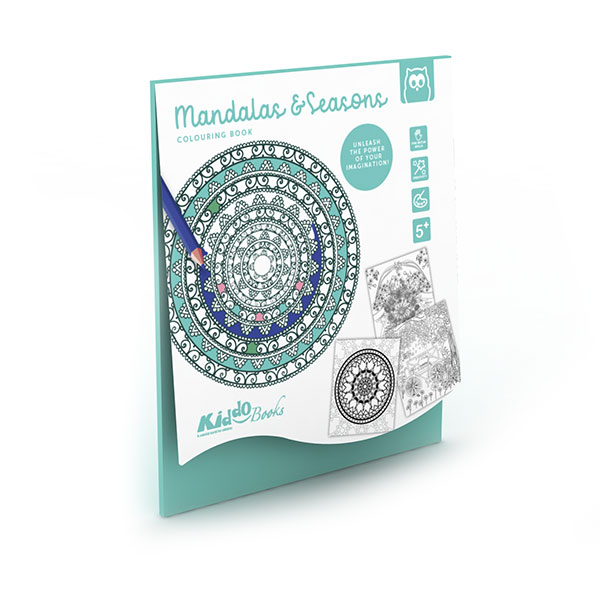 Cuaderno para colorear mandalas y estaciones